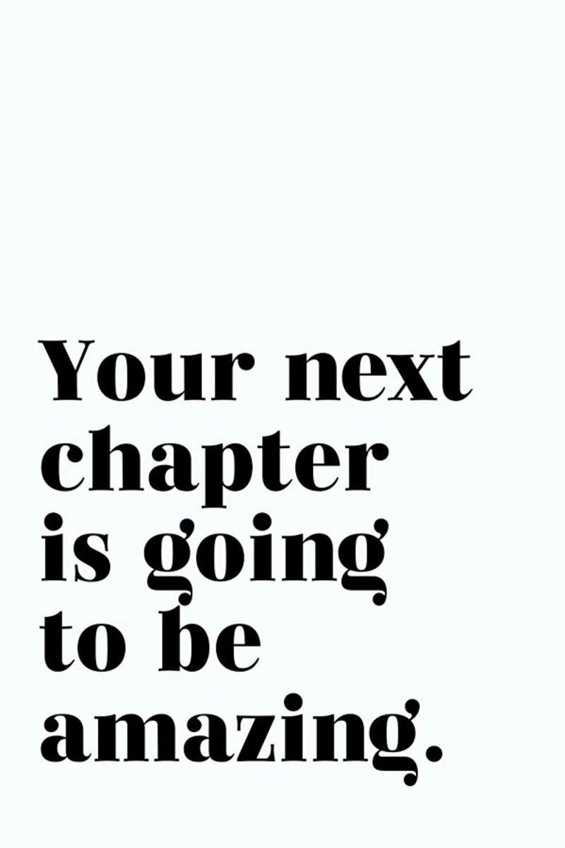 Next Chapter Poster von typed