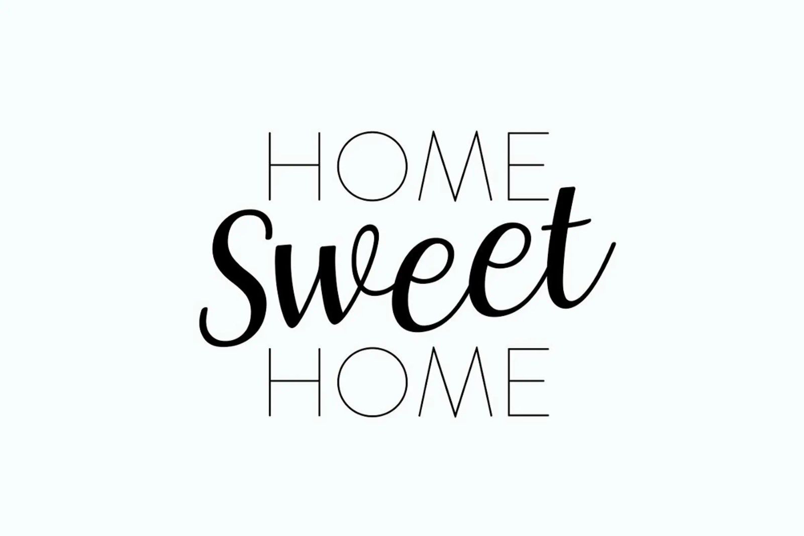 SWEET HOME Poster von Ayleen