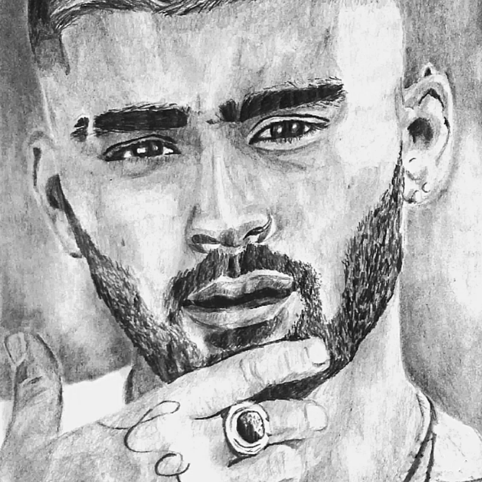 ZAYN poster con telaio in legno da Eni Brandon