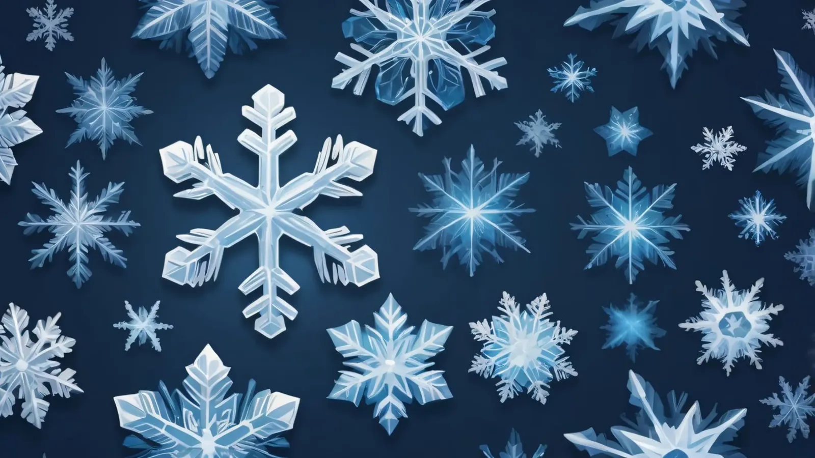 Design ispirato al paese delle meraviglie invernale con fiocchi di neve pellicola backlit da DesignDoodle