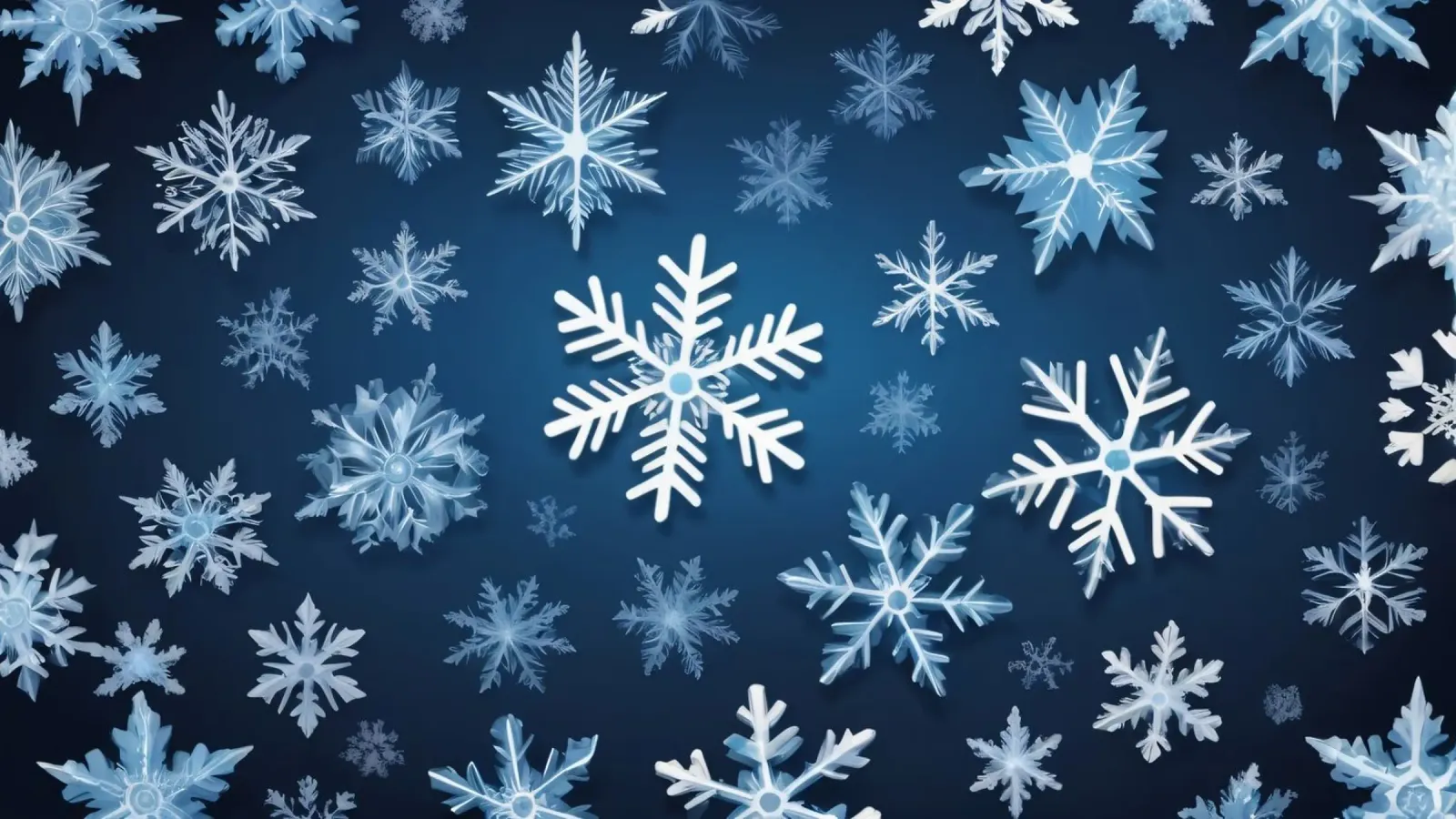 sfondo blu con vari intricati fiocchi di neve carta hahnemühle da DesignDoodle