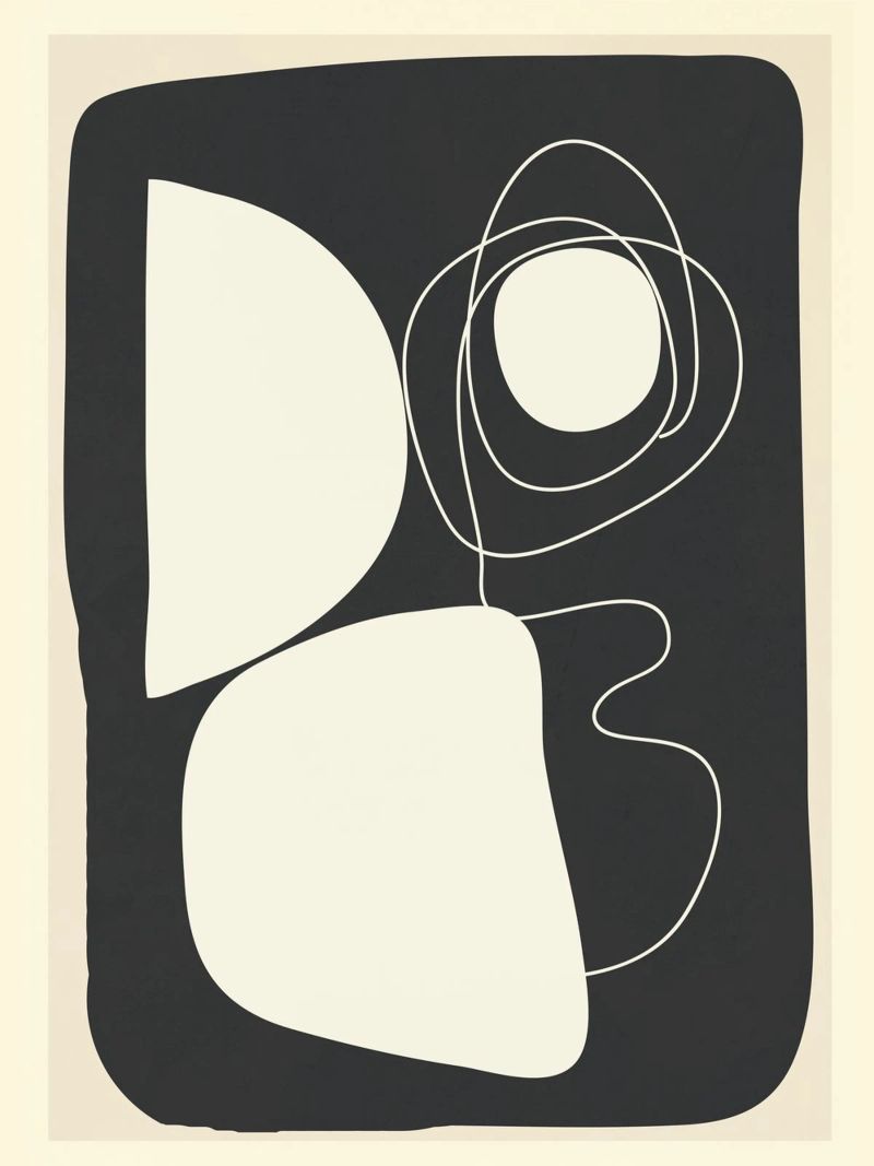 Abstract Imprint poster de Flow Line