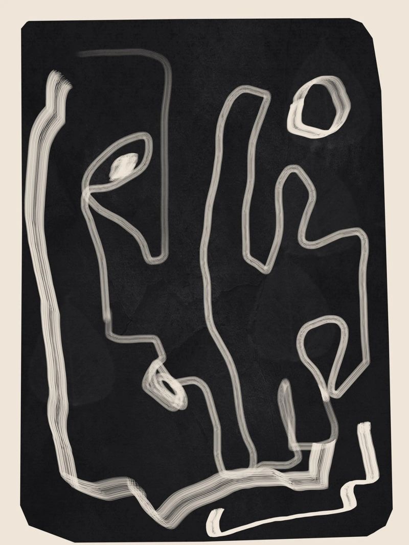 Abstract Loose Line 2 pellicola backlit da Flow Line