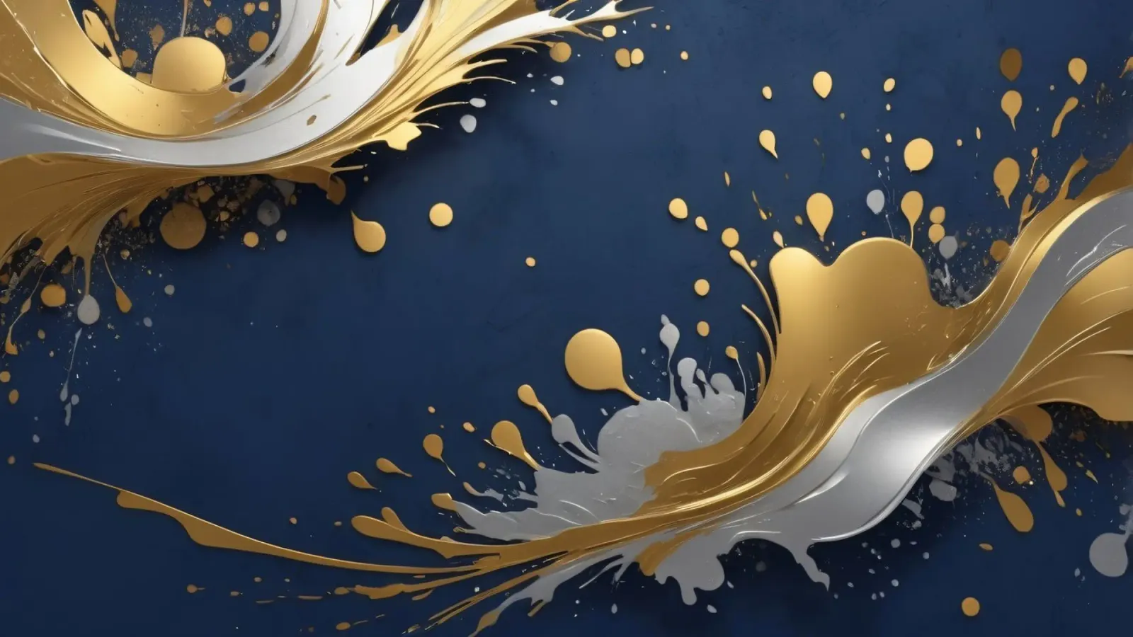 Elegant abstract achtergrondontwerp met goud, zilver canvas van DesignDoodle