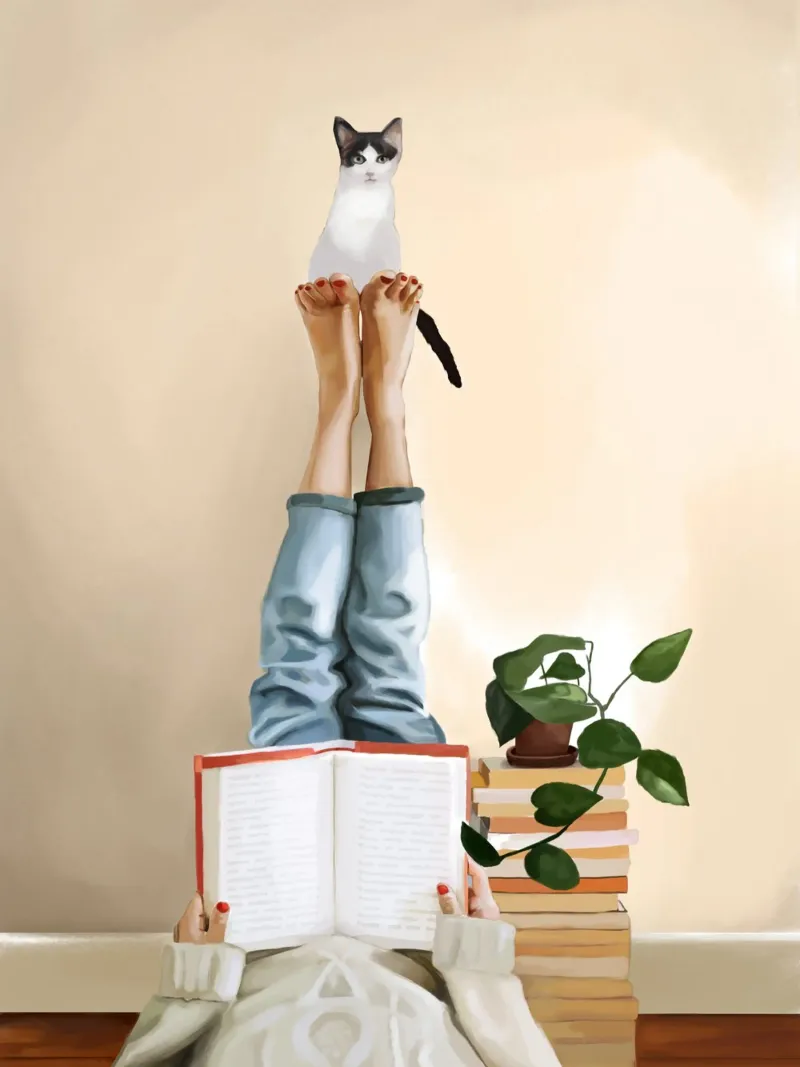 Paws and Prose pellicola backlit da Flow Line