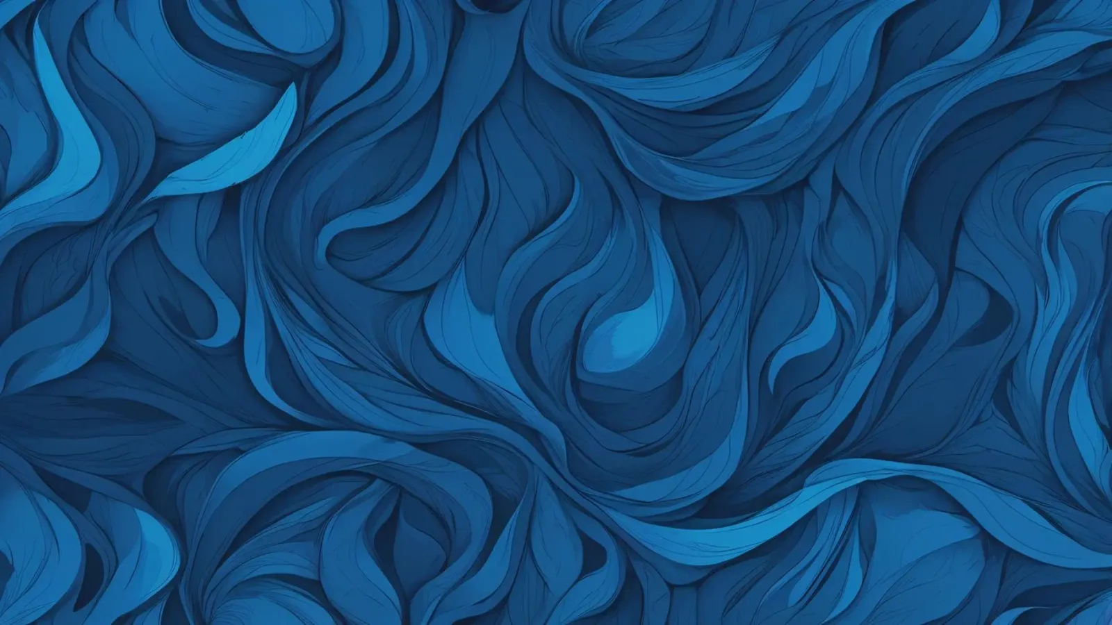 Intricate waves of blue in an abstract background design canvas by DesignDoodle