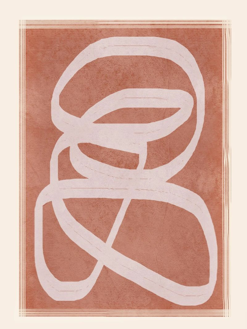 Abstract Flow I carta hahnemühle da Flow Line