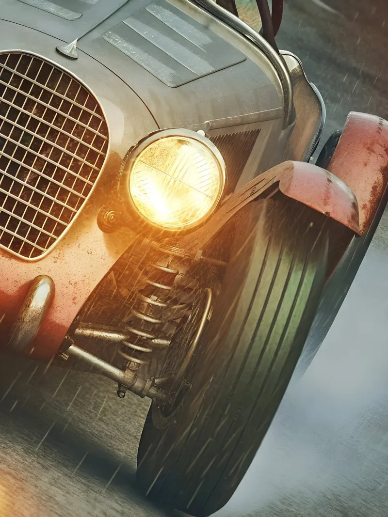 Auto d'epoca Drak Vibes pellicola backlit da CAR EDITION