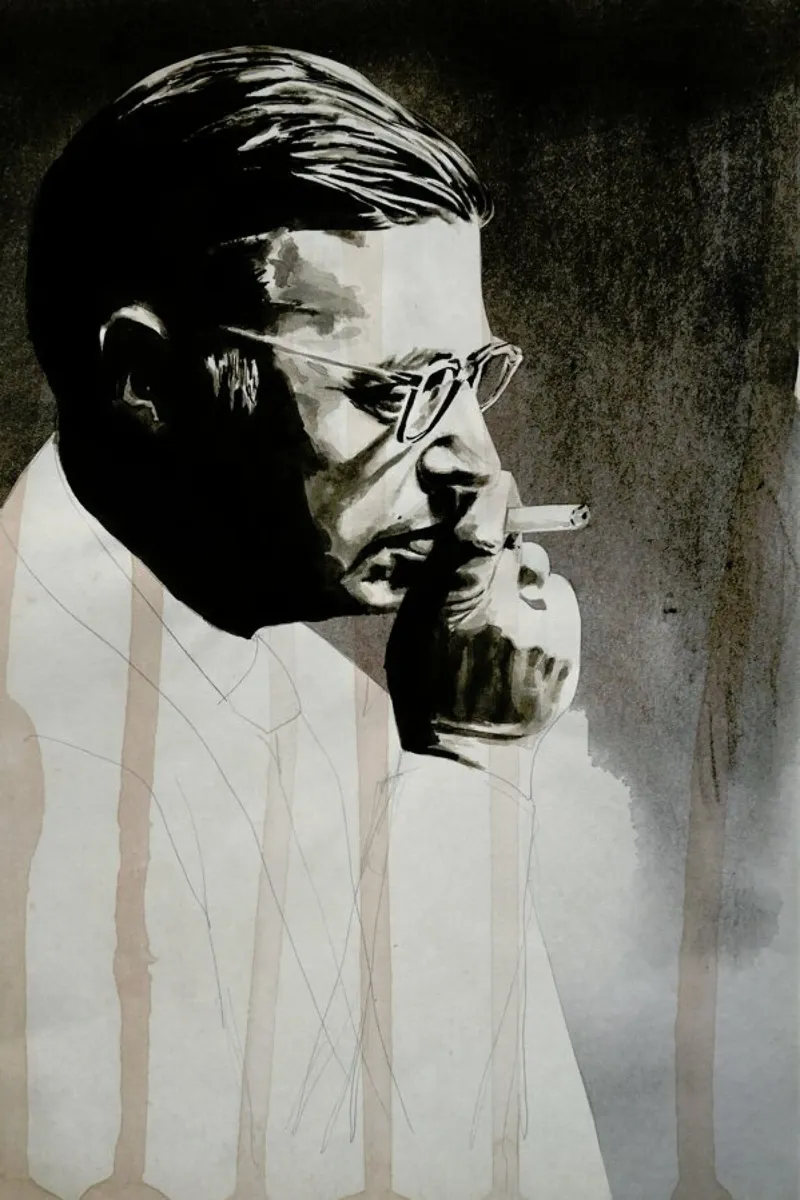 Jeanpaul Sartre carta hahnemühle da David Diehl