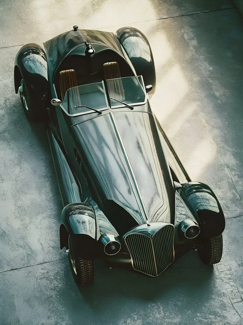 Auto d'epoca pellicola backlit da CAR EDITION