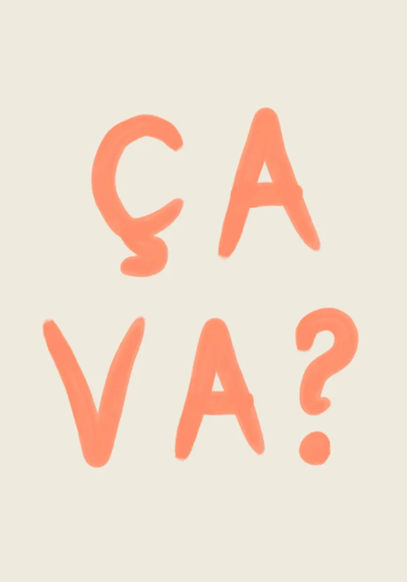 Ça Va? – French Mood Check pellicola backlit da QuooodZ by MooodzArt
