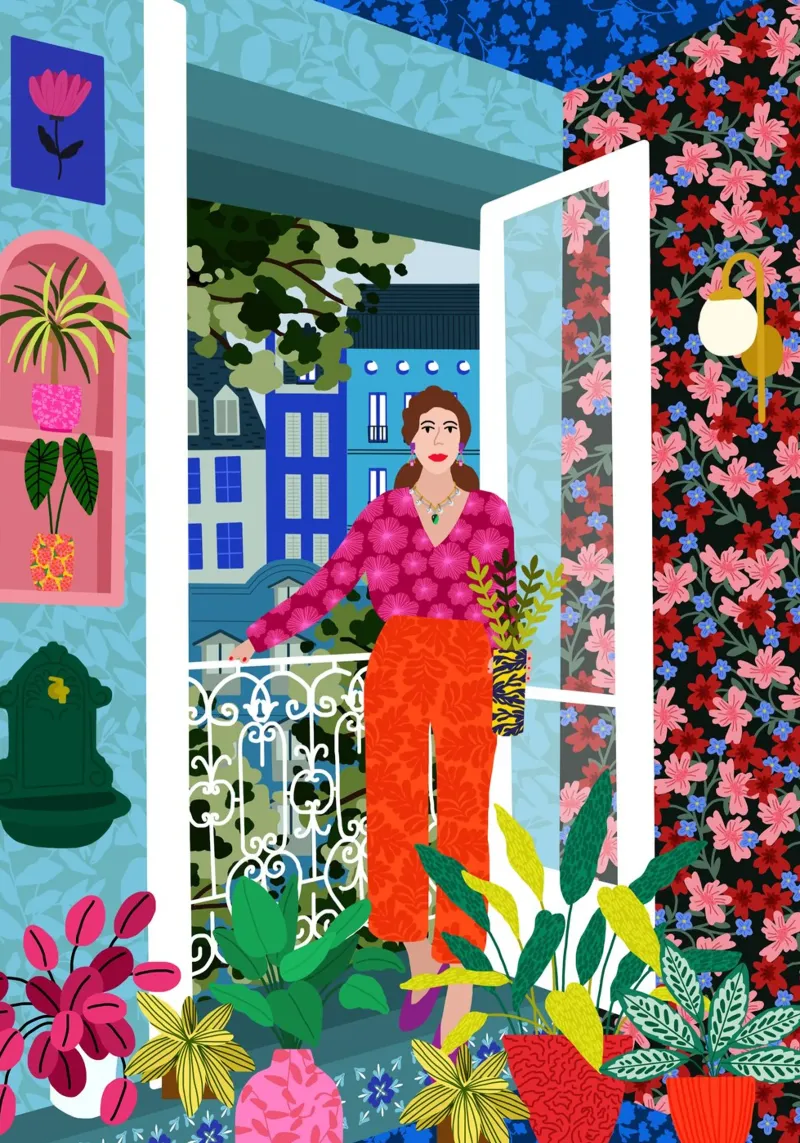 Decorare il mio appartamento poster con telaio in plastica da Rafaela Mascaro