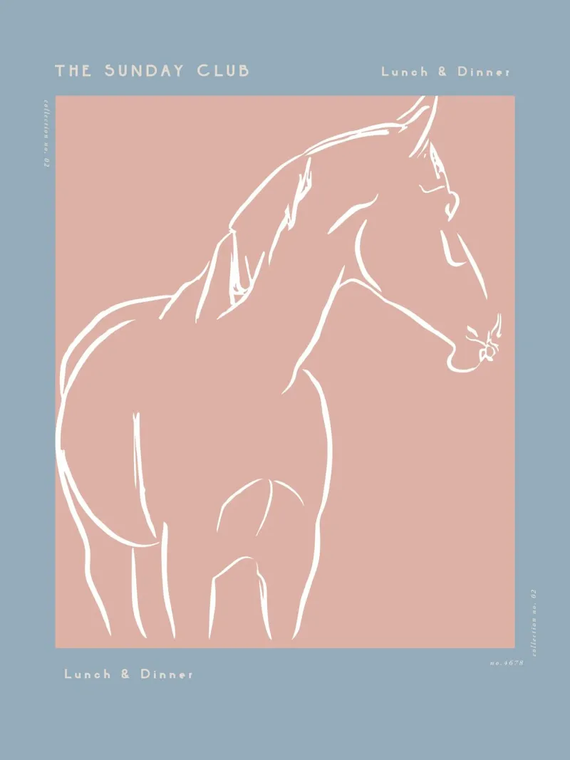 The Sunday Club No 10 poster da treechild