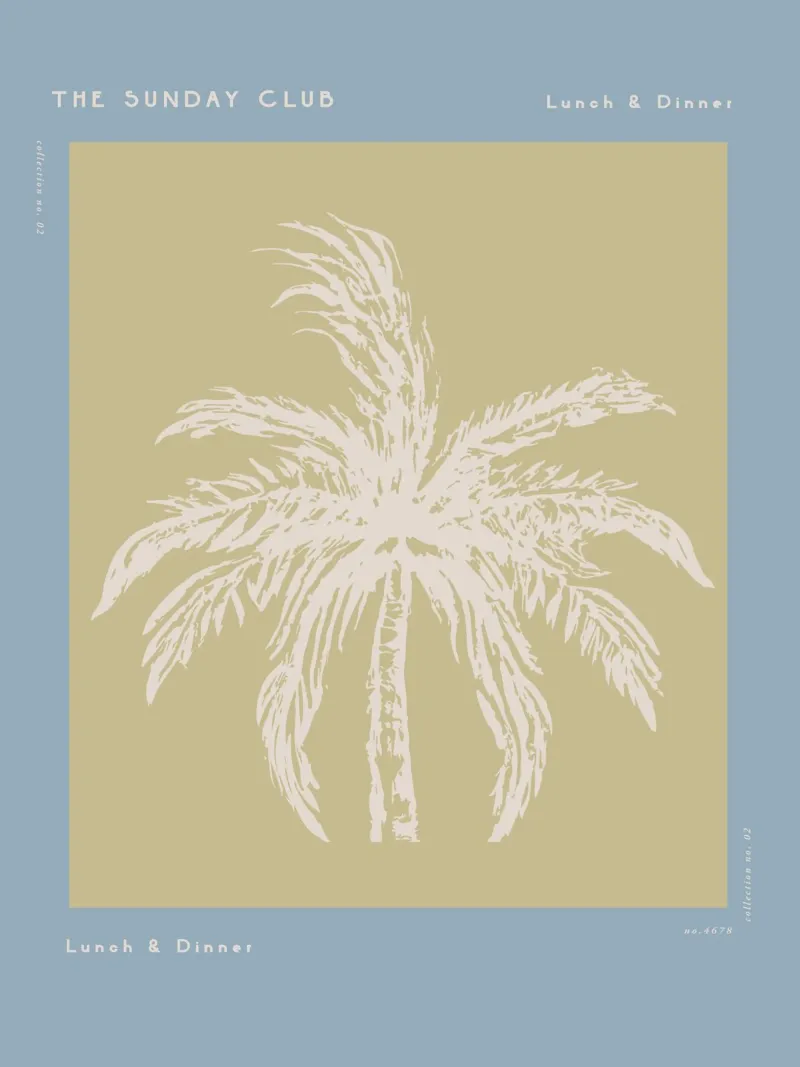 The Sunday Club No 7 poster da treechild