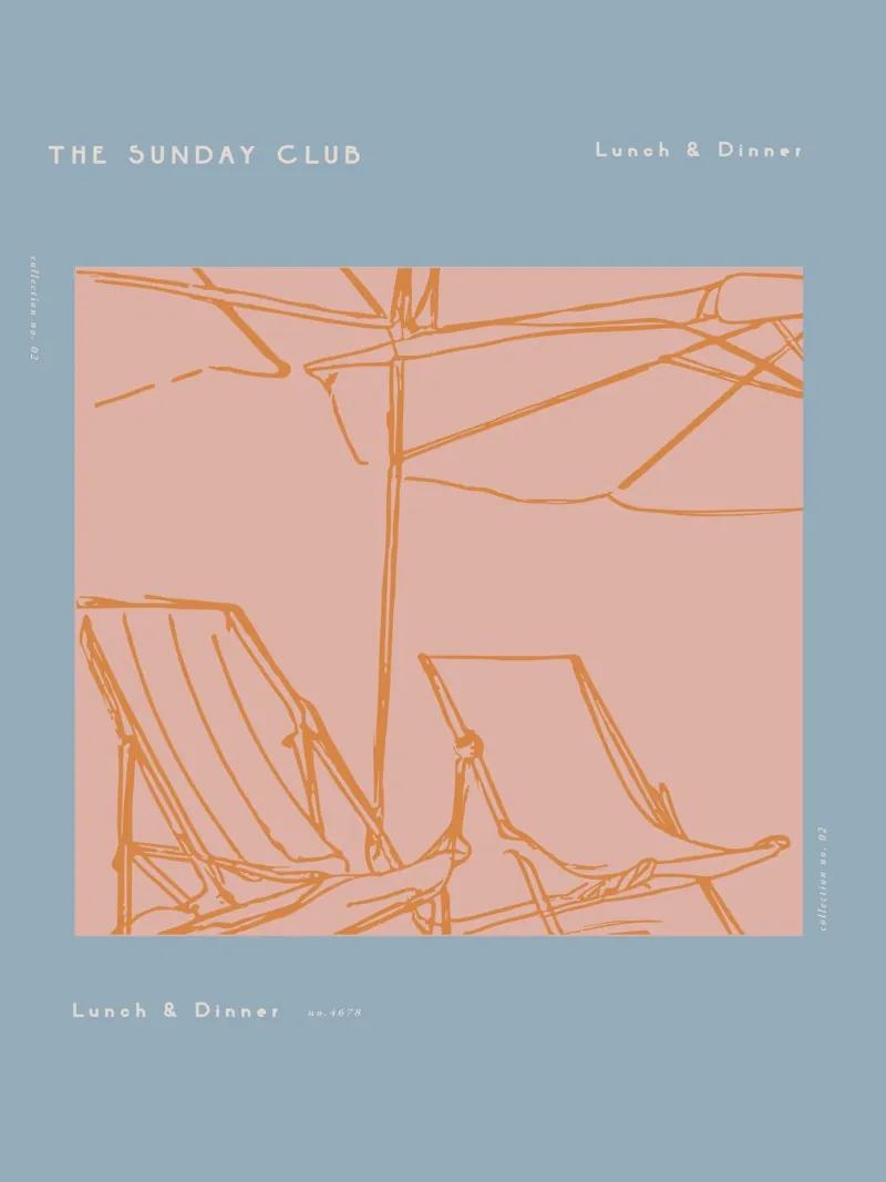 The Sunday Club No 6 poster da treechild
