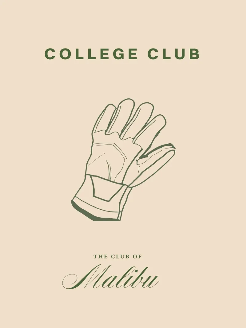 The College Club No 01 tela con Cornice a cassetta da treechild