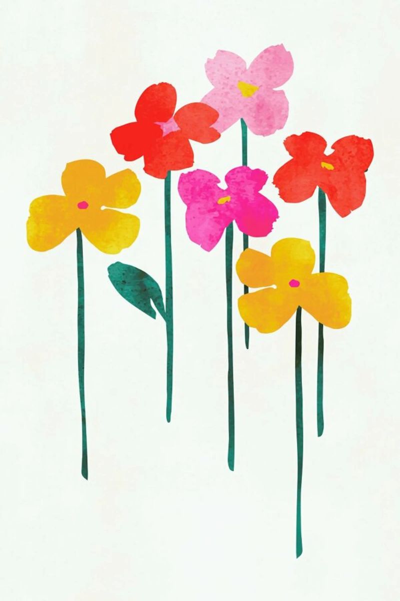 Little Flowers Poster von Kubistika