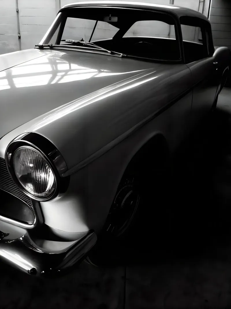 Auto d'epoca monocromatiche pellicola backlit da CAR EDITION