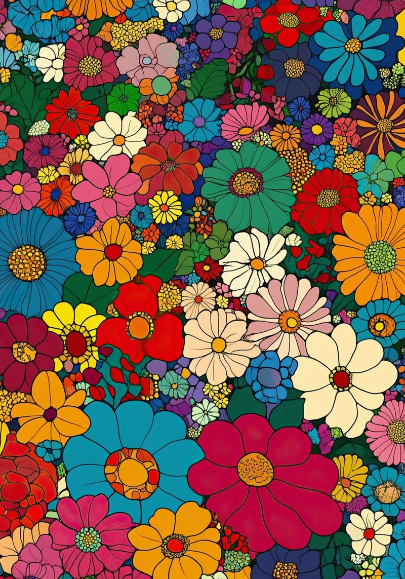 I fiori come specchio dell'anima alluminio dibond da Nikis Art Studio