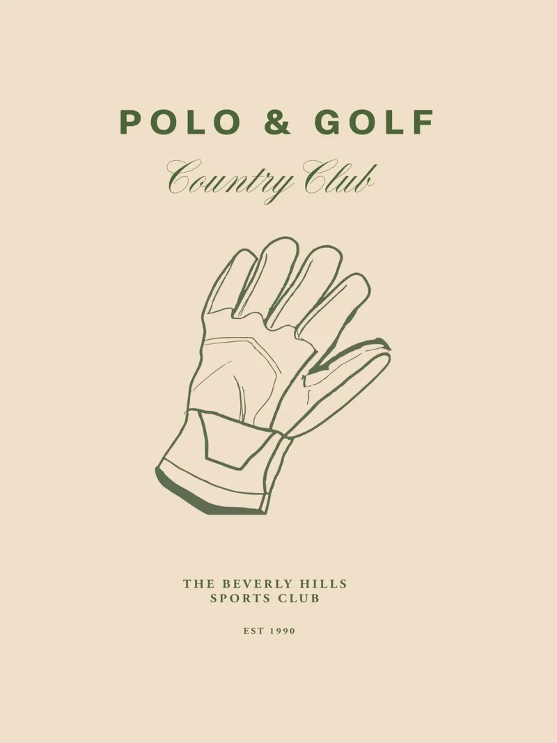 Polo And Golf No 03 poster da treechild