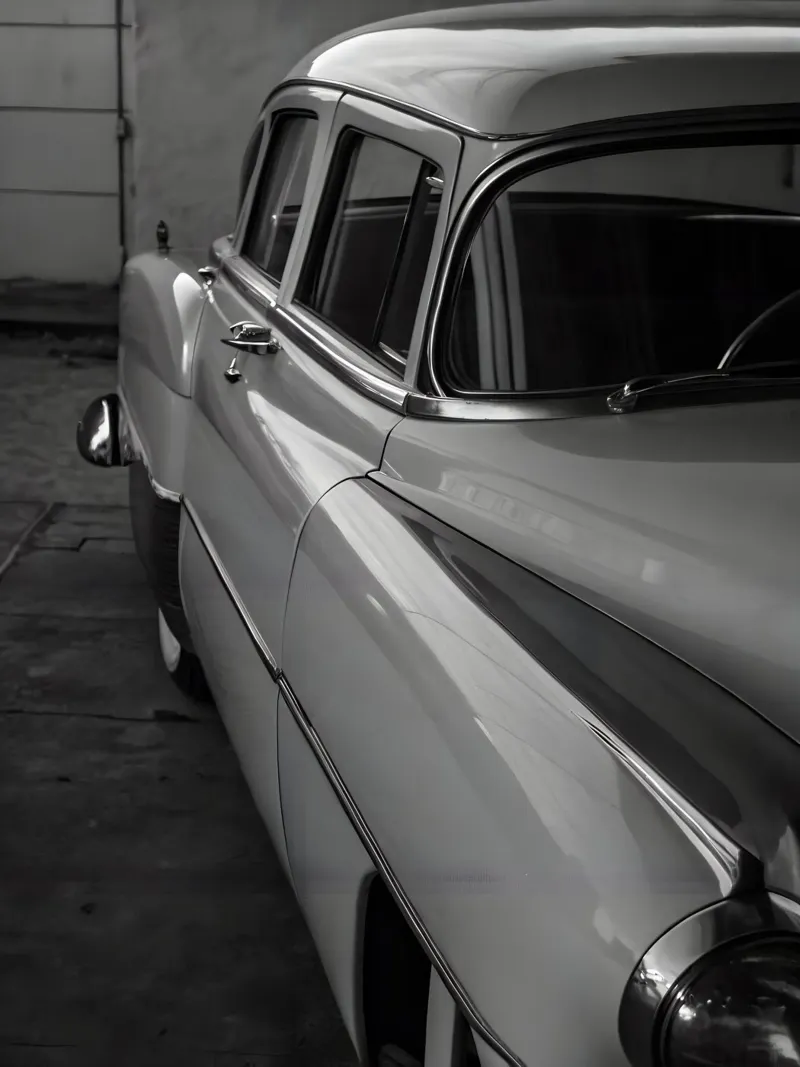 Auto d'epoca monocromatiche pellicola backlit da CAR EDITION