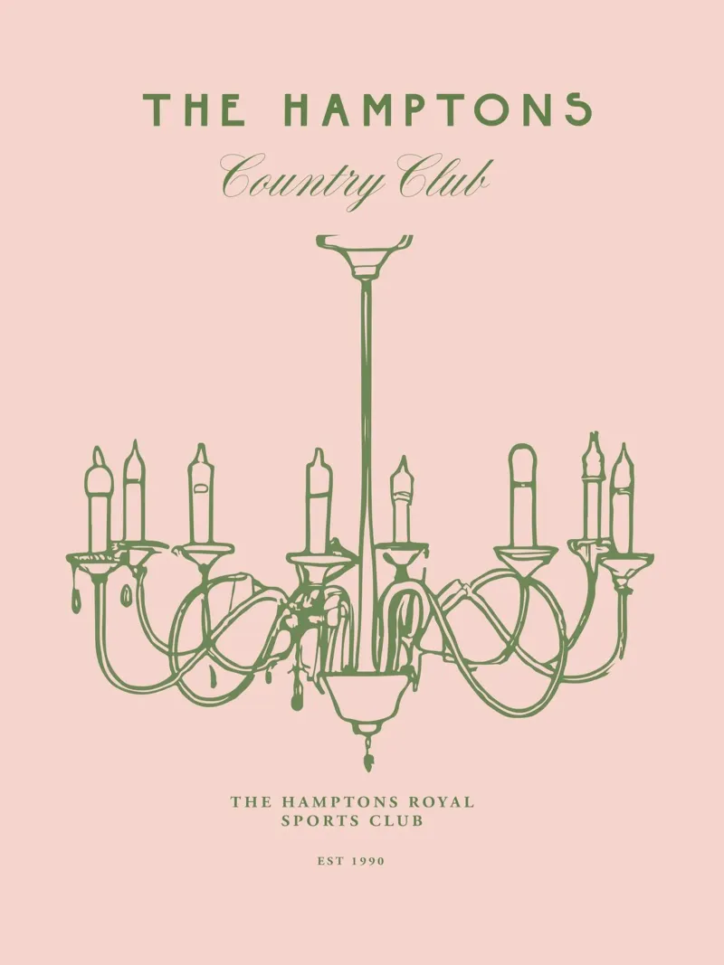 The Hamptons Country Club No 02 poster da treechild