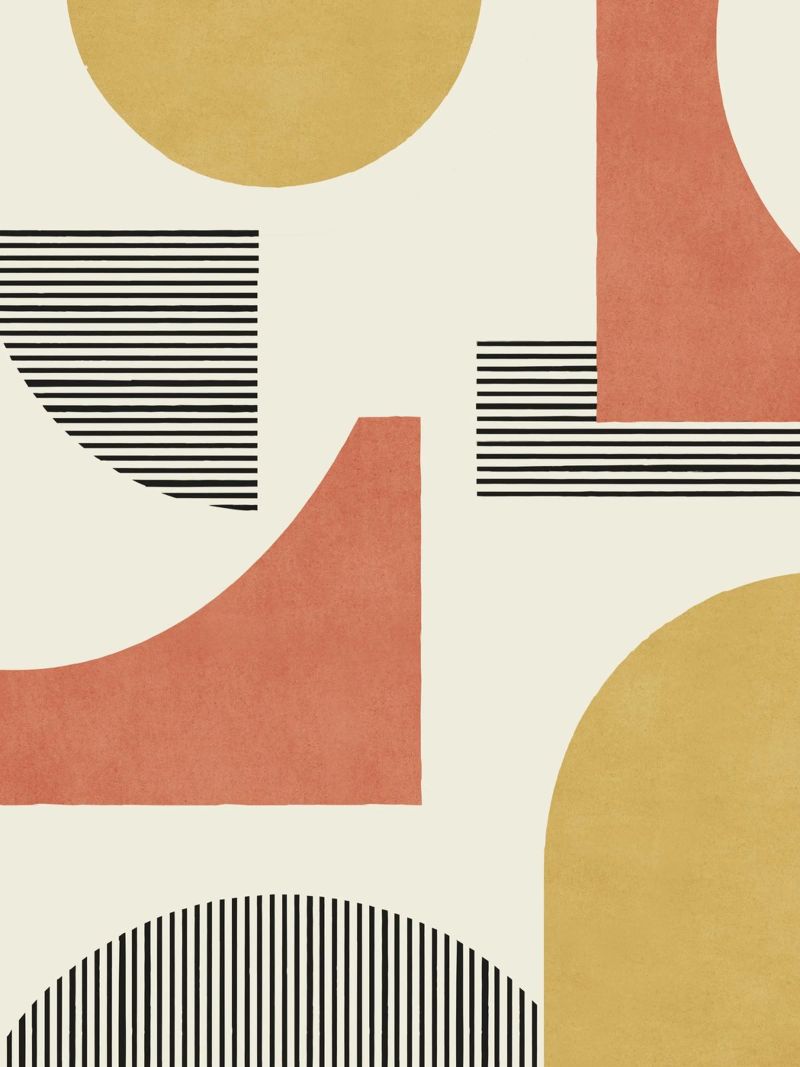 Composición de líneas abstractas poster de MoonlightPrint