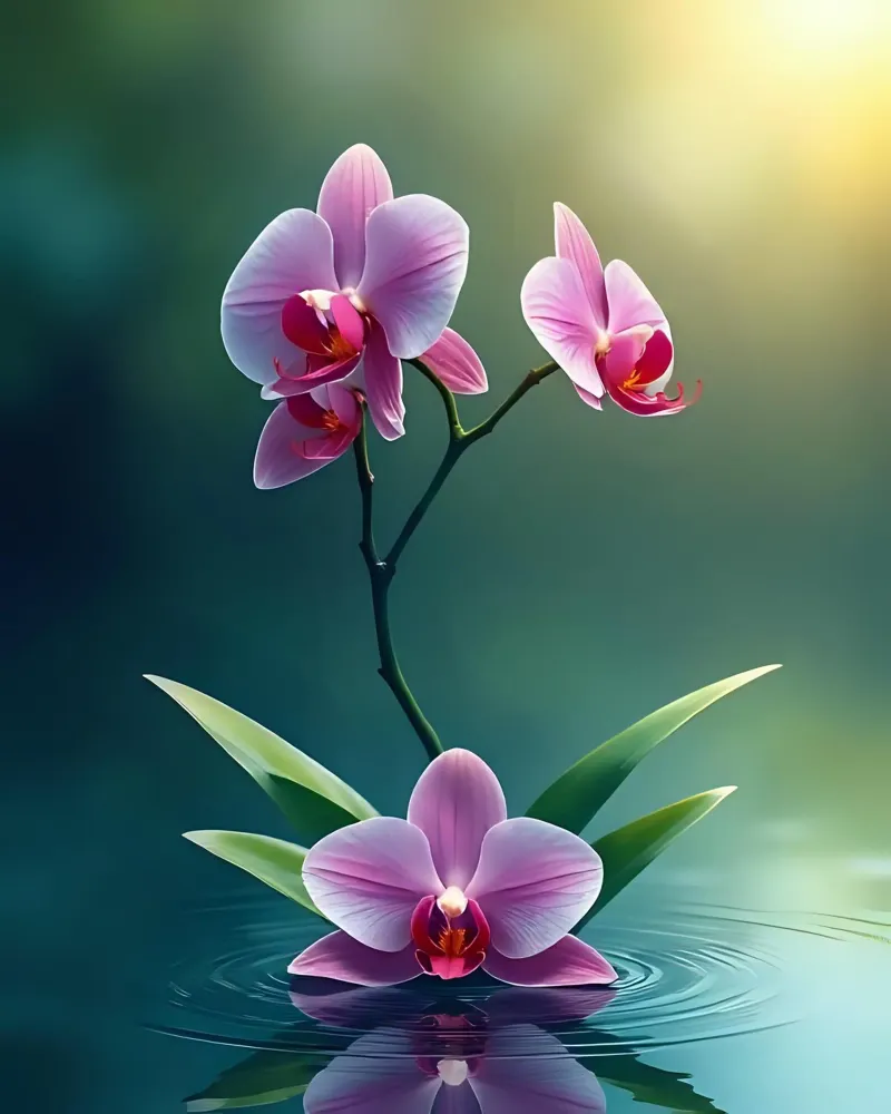 Orquídea_estilo_A_1 hahnemühle de Farb- und Blütenzauber by LK