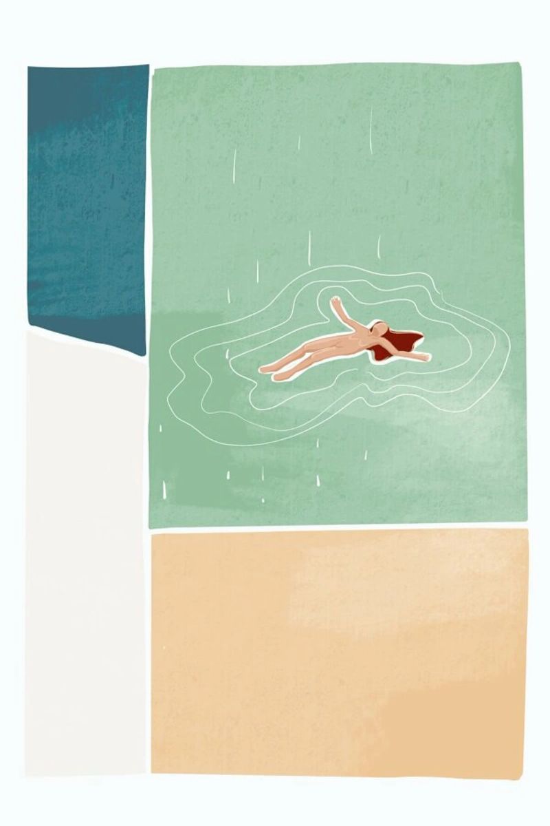 Bathing Poster von Pure