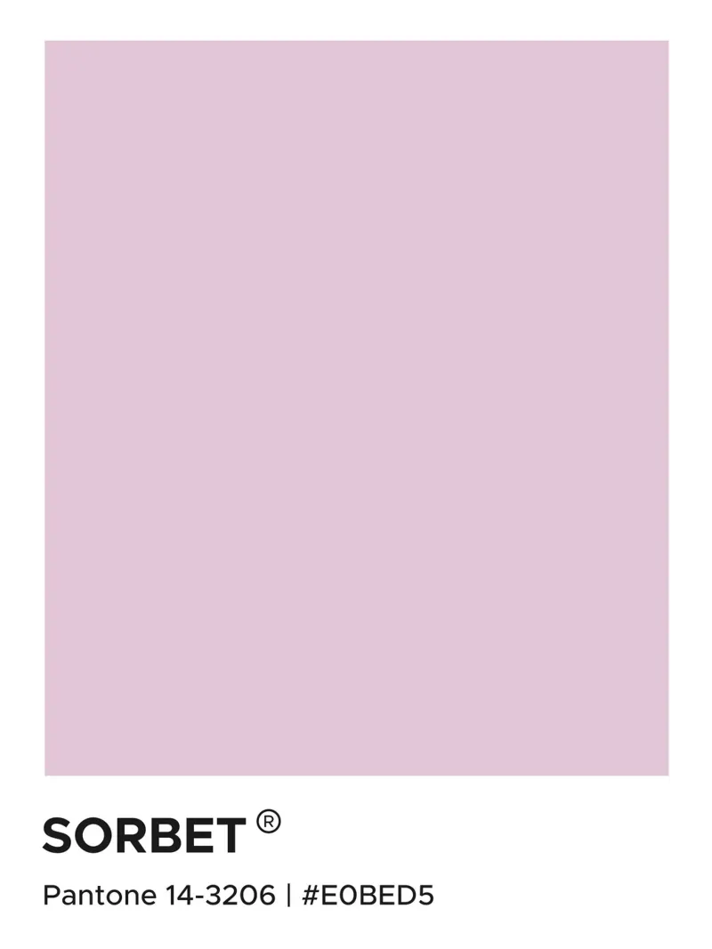 Sorbetto Pantone poster con telaio in legno da Paigaam Studio