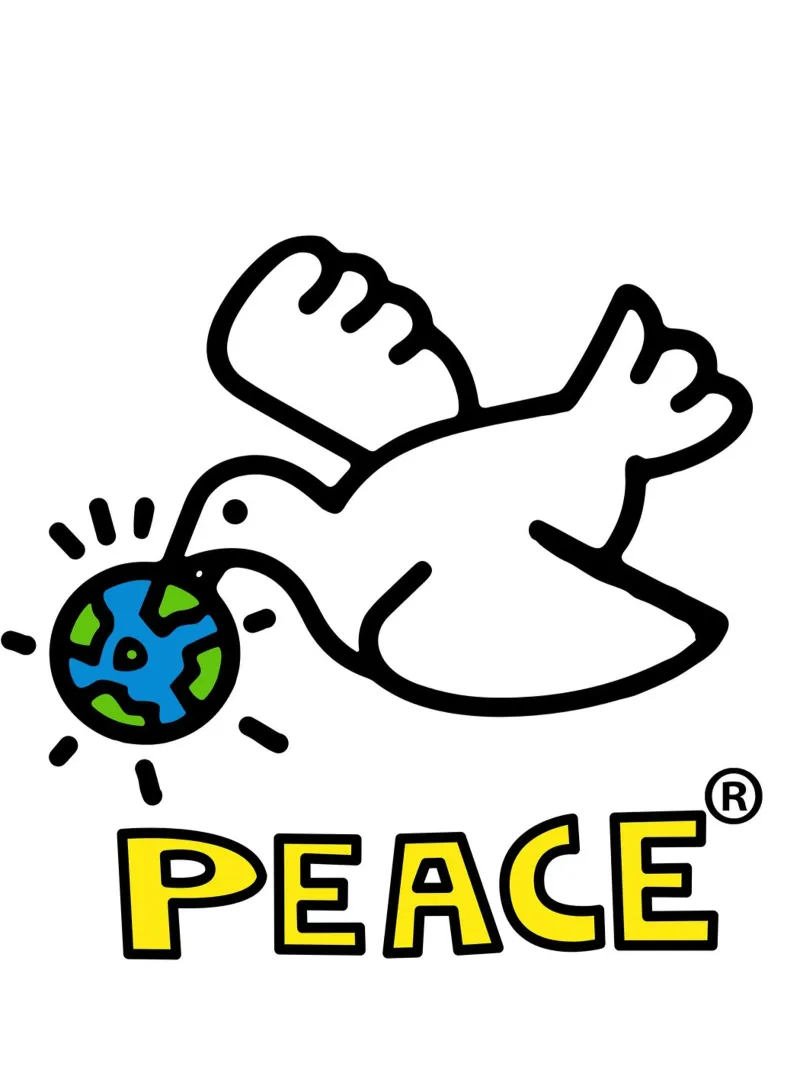 Peace alluminio dibond da edsonramosart