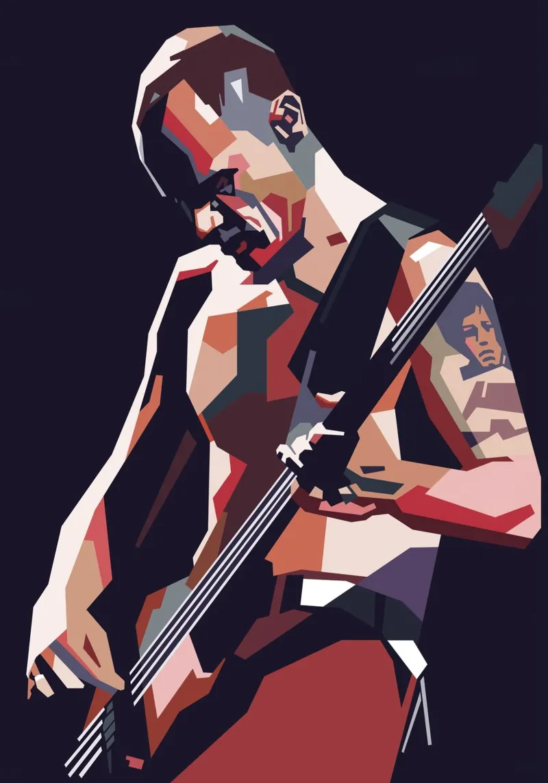 Flea RHCP pellicola backlit da Hantamrata