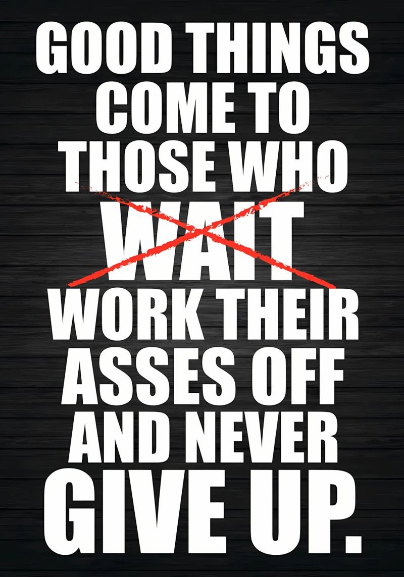 Stop When DOne poster by Aara