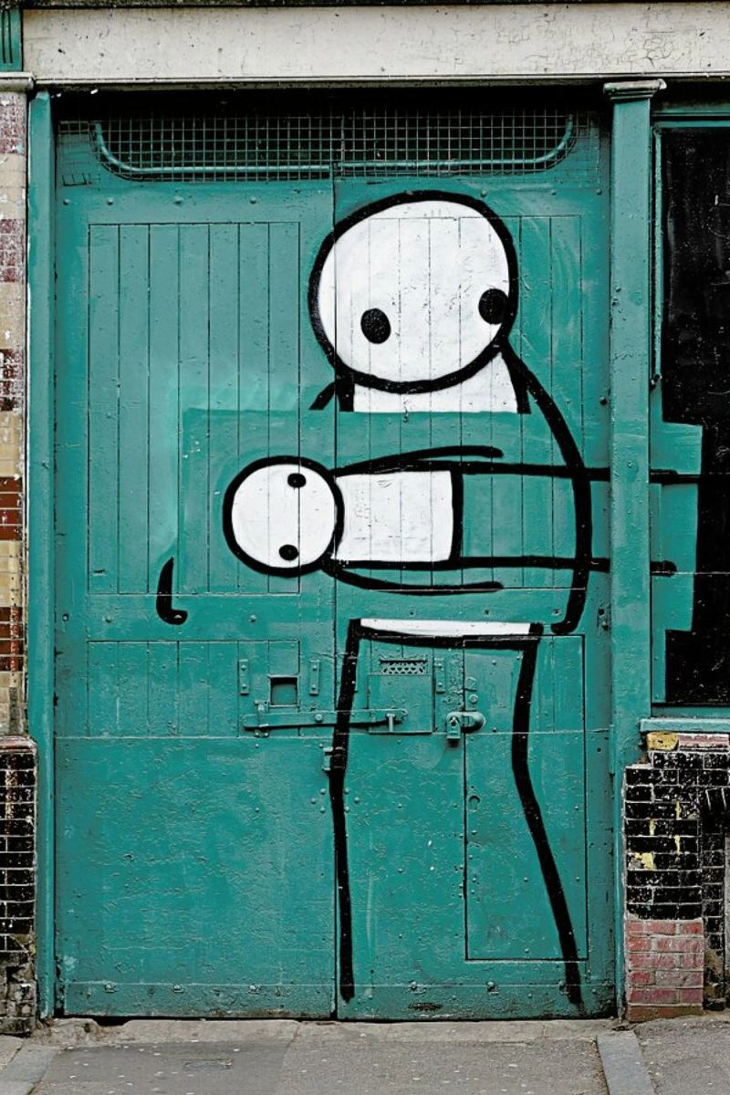 Streetart Grün 2 poster by Sadia