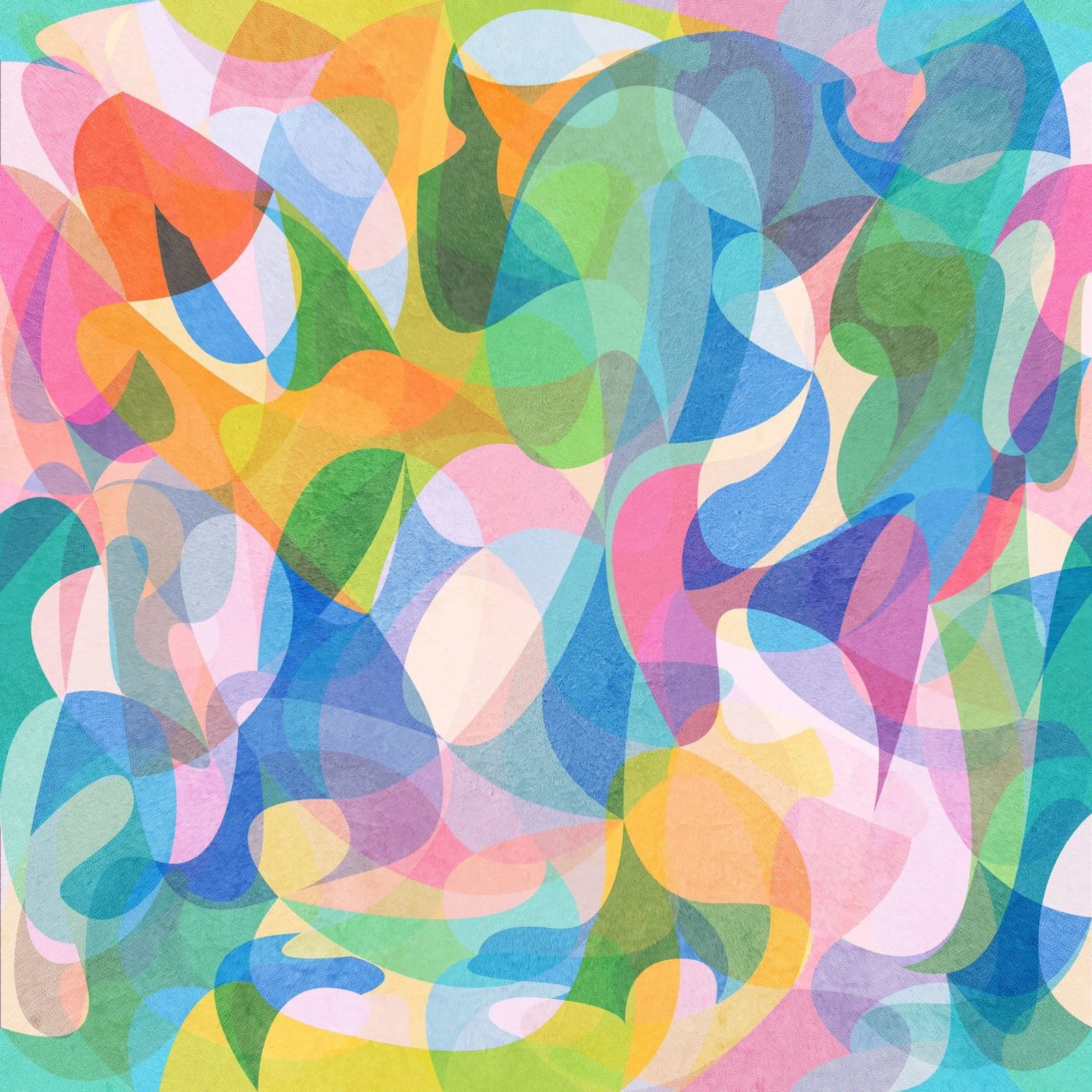 Abstract Colors Pattern canvas by lovely lines