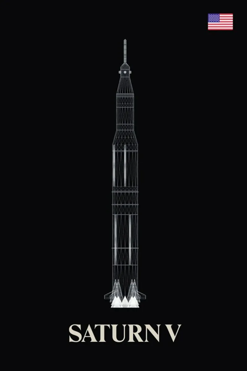 Saturn V 02 plexiglass da Marc Schulthess