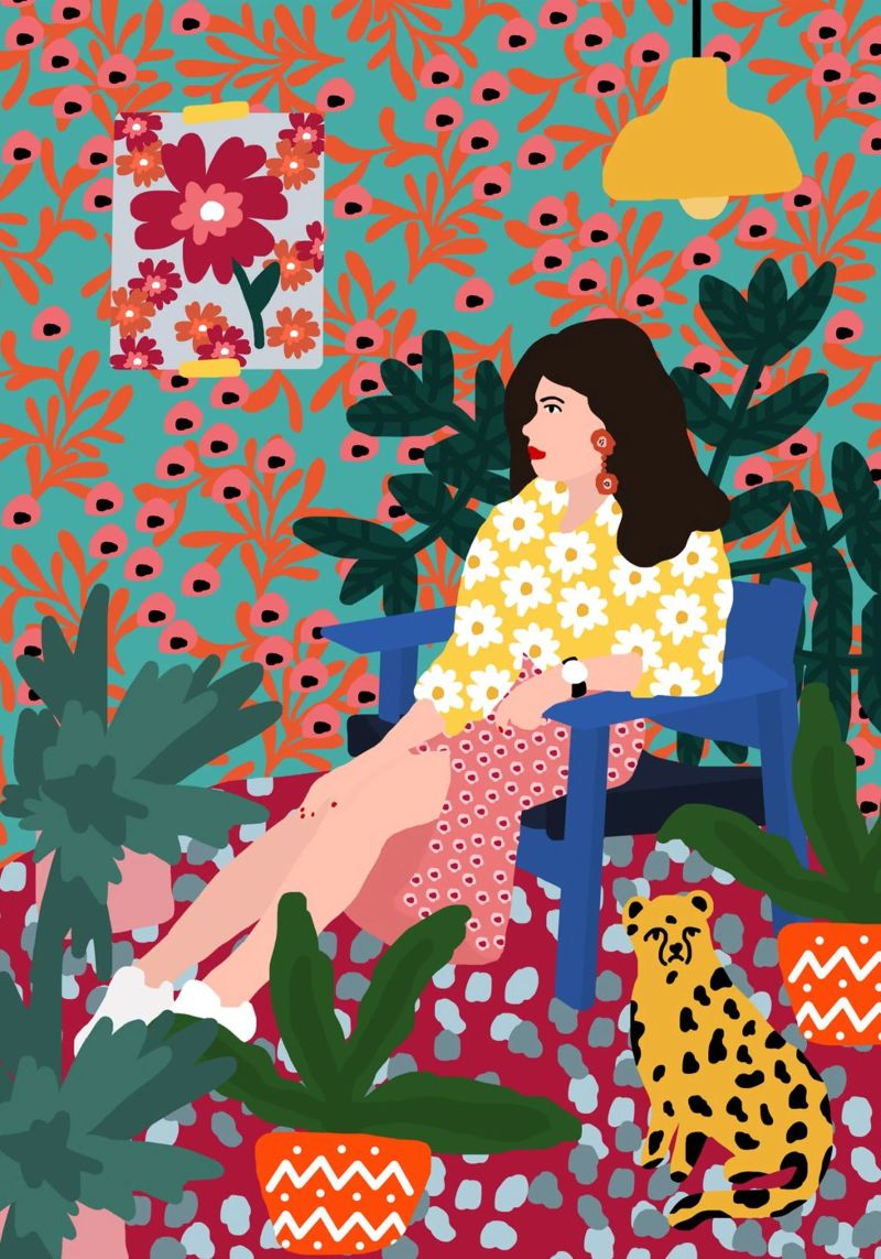 Floral daydreaming Poster von Rafaela Mascaro