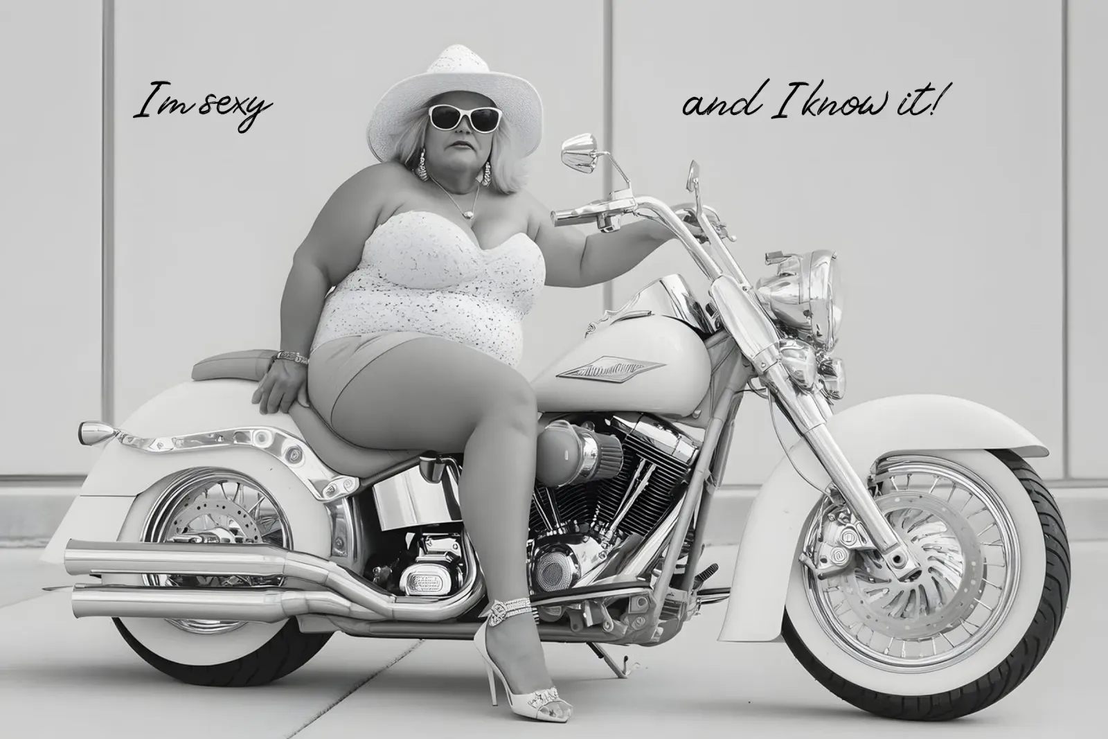 I'm sexy and I know it! alluminio dibond da M-Ulrich-Digital Art