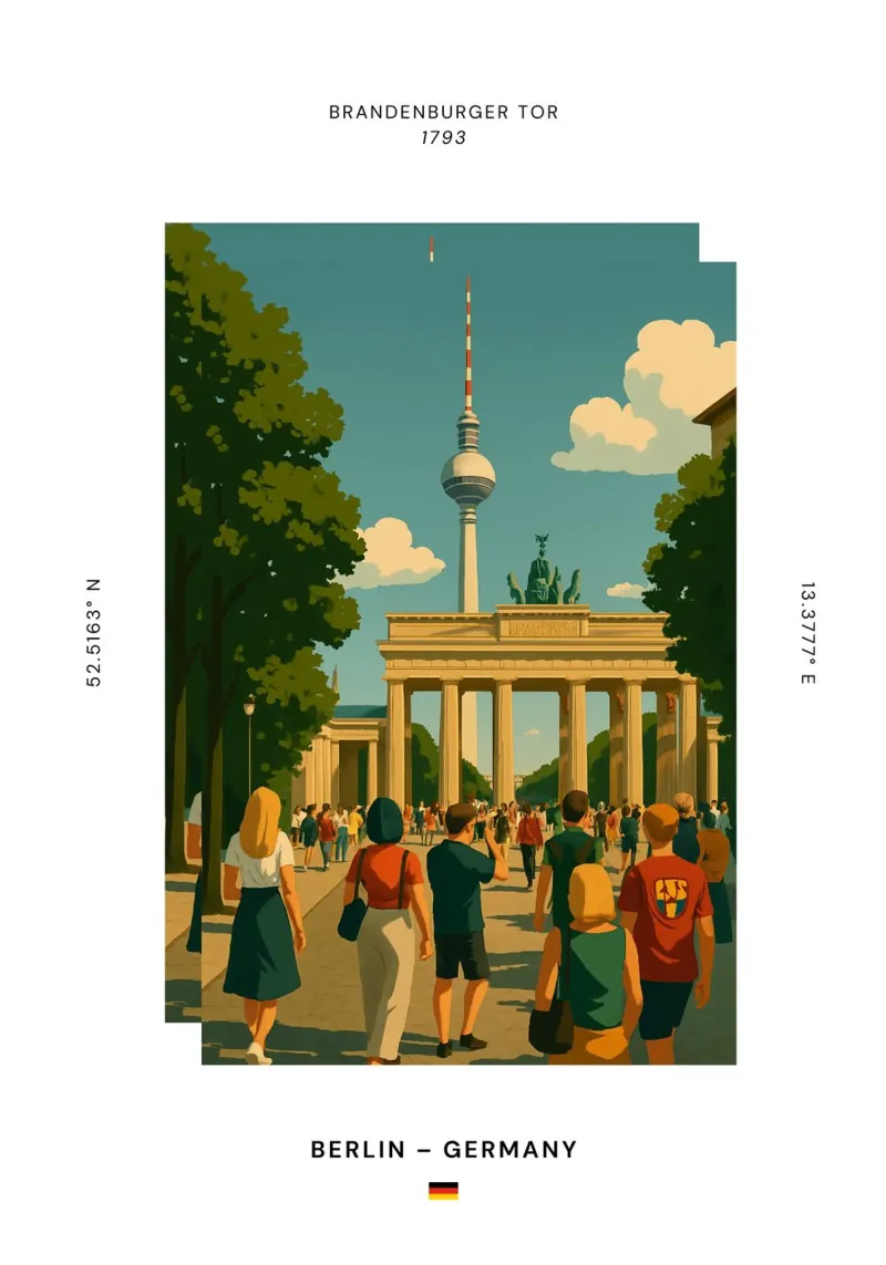 SIGHTS / Berlin "Brandenburger Tor" metacrilato de typealive
