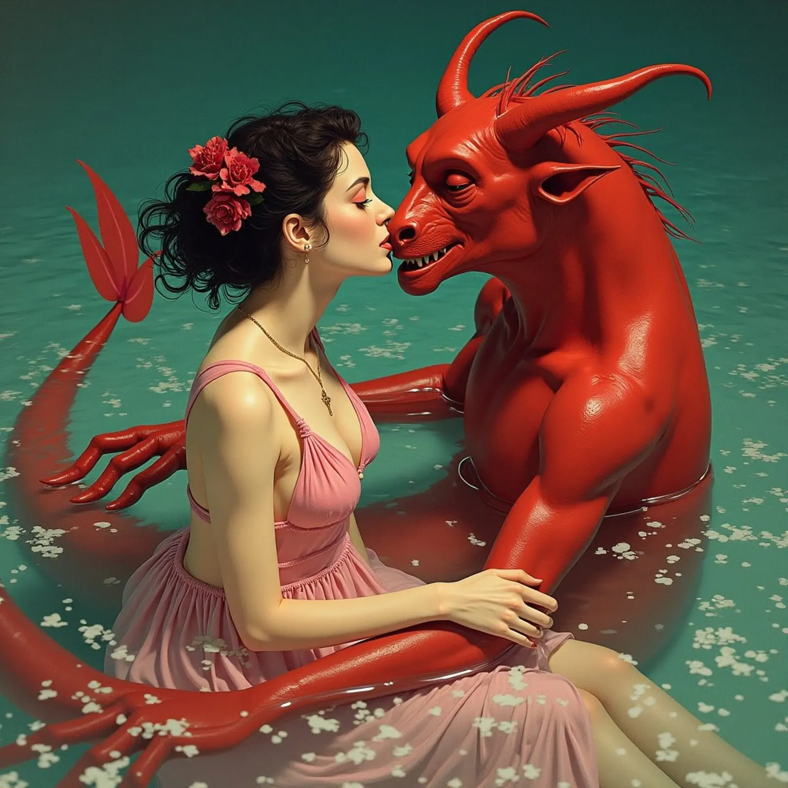 Bride of the devil canvas by CASTILO
