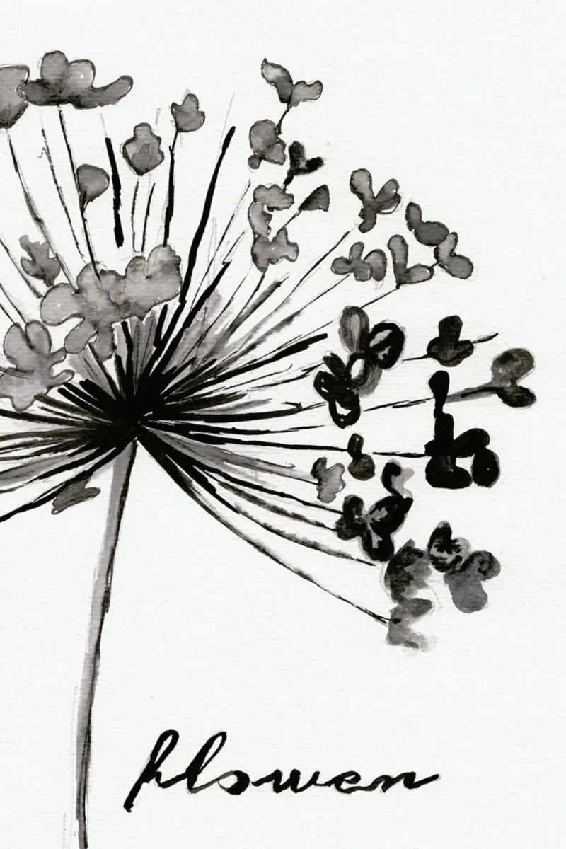 Flower carta hahnemühle da Nathys_illustration