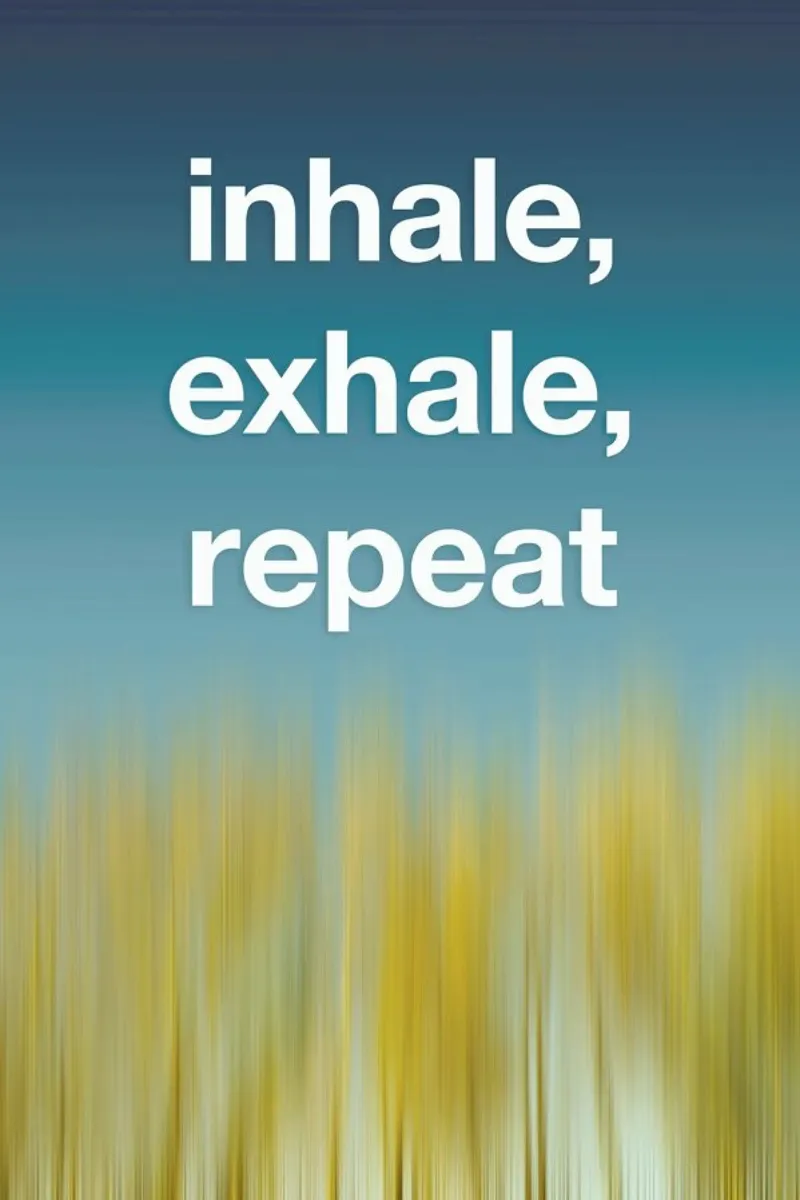 Inhale Exhale pellicola backlit da Angelo Cerantola