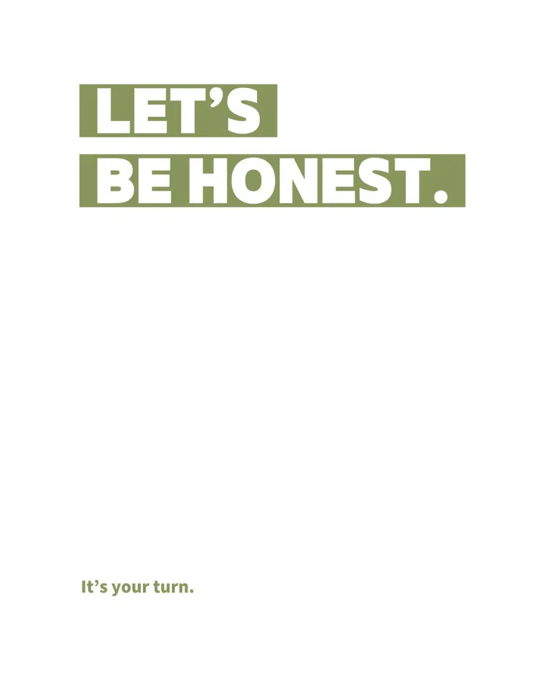 honesty tela con Cornice a cassetta da Ambition Wall