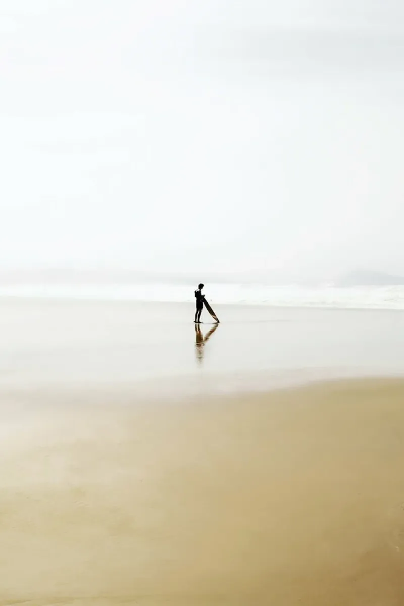 The Lone Surfer pellicola backlit da In Full Color