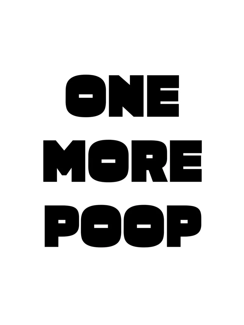 One More Poop pellicola backlit da color&shape