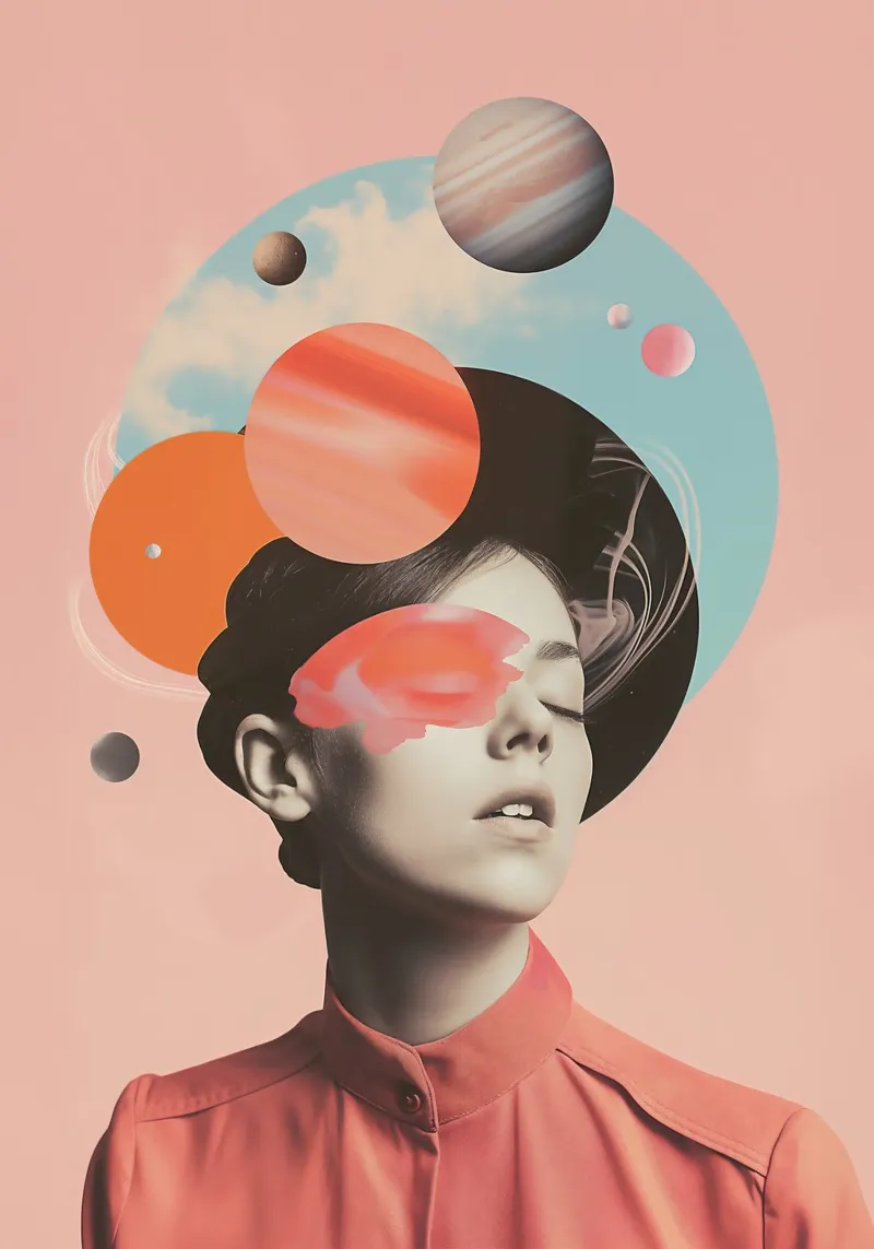 Planets in my Head alluminio dibond da My Tiny Home