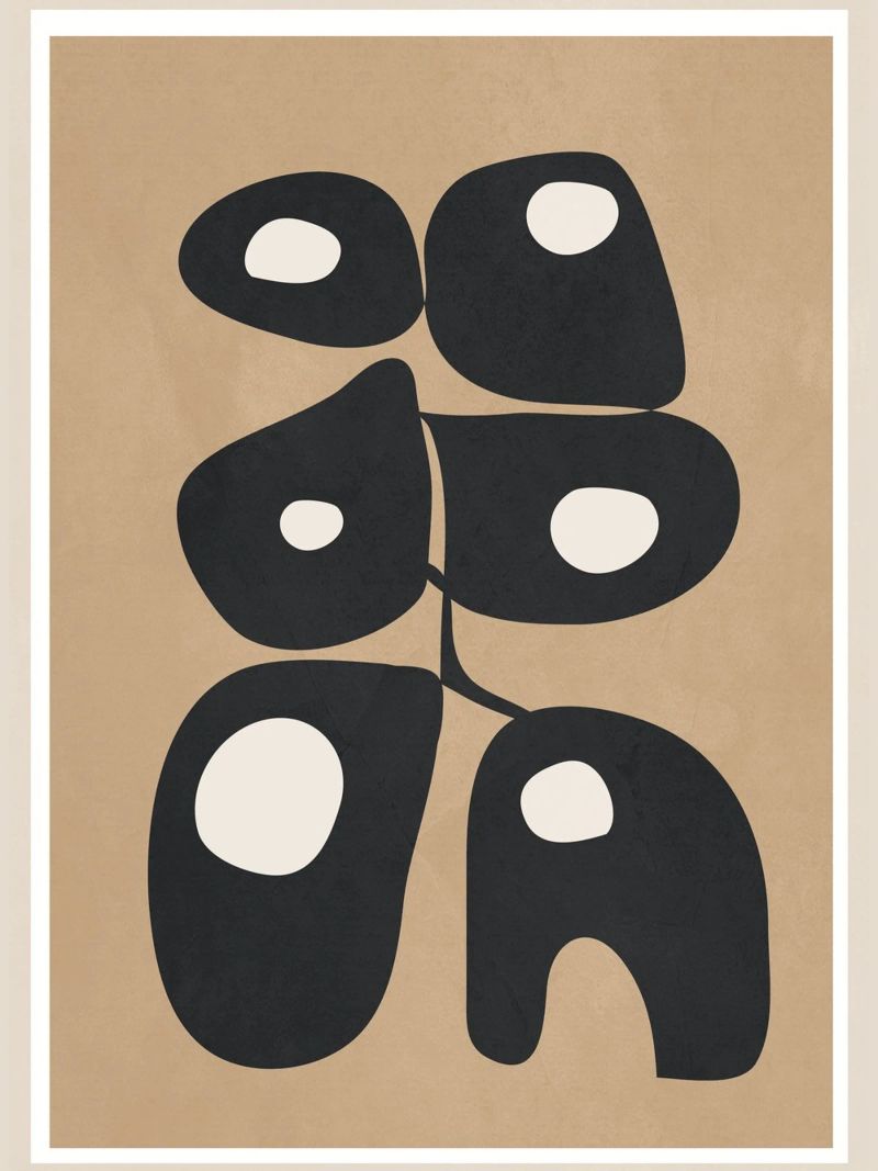 Modern Abstract Art 1 poster de Flow Line
