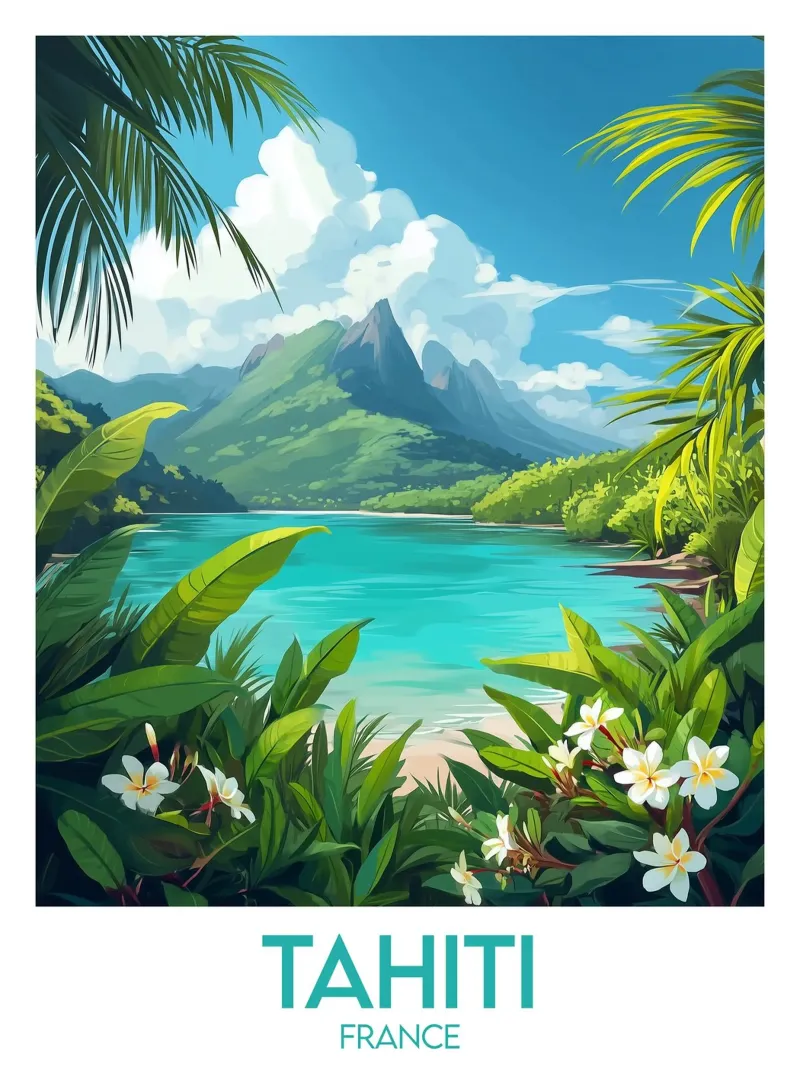 Tahiti hahnemühle van Frame the World