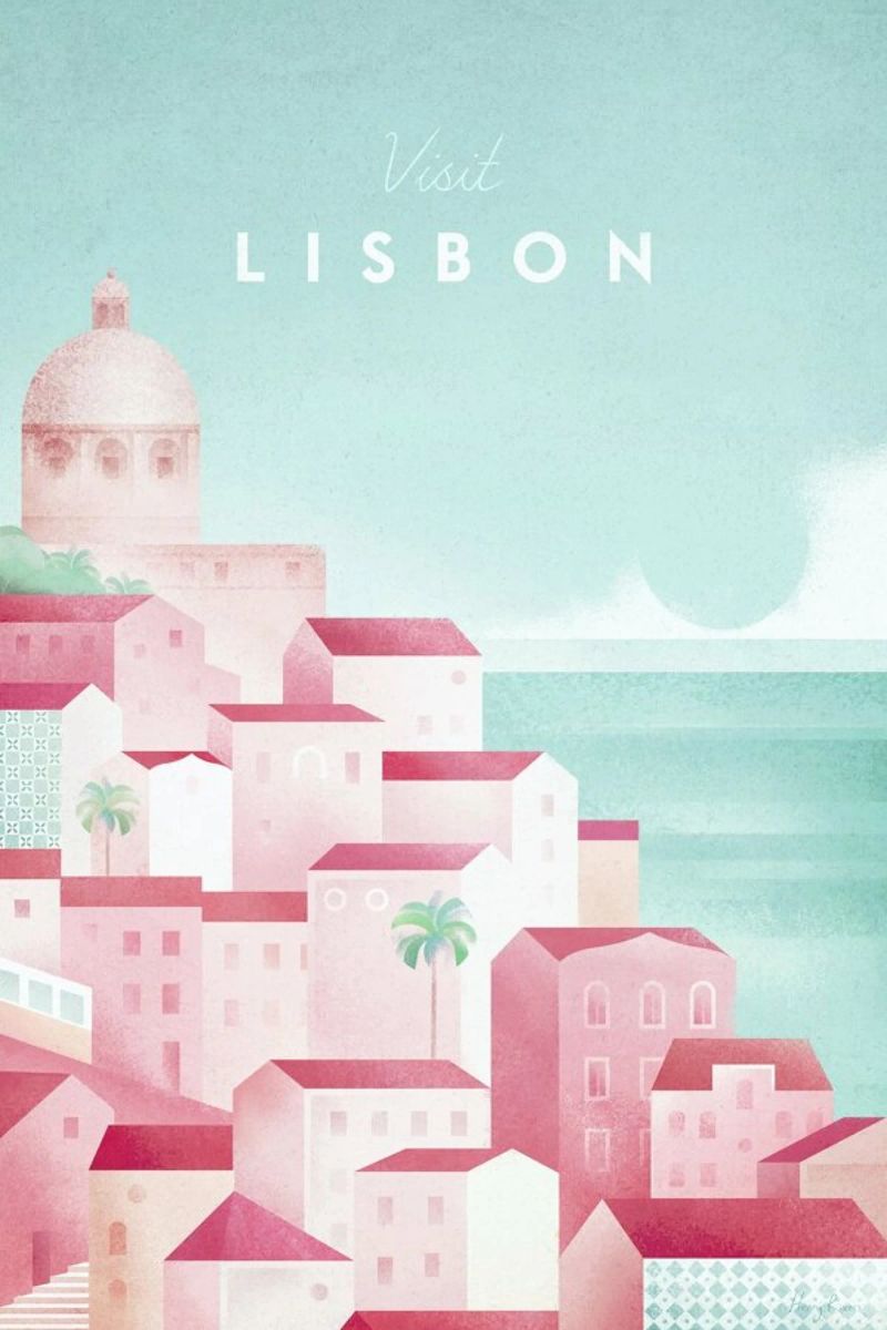 Lisbon poster de Henry Rivers