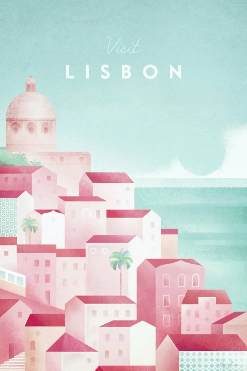 Lisbon canvas by Henry Rivers